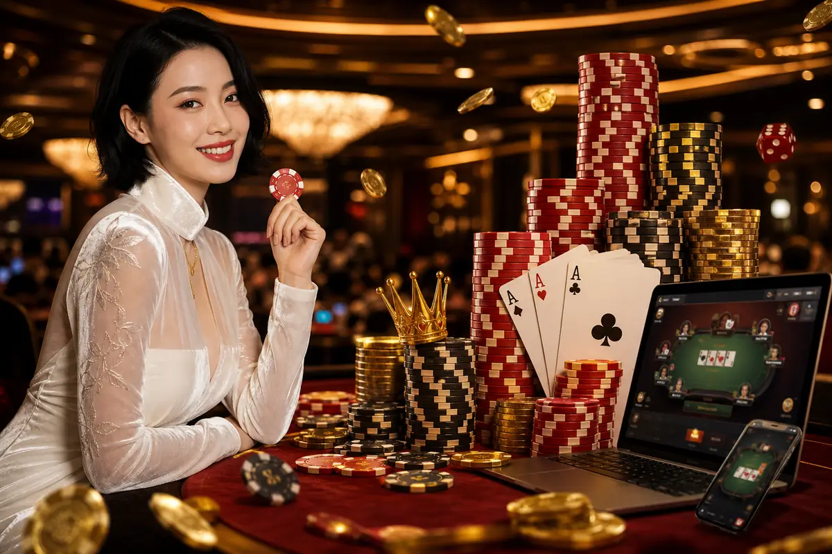 gta88 casino meja live baccarat dealer
